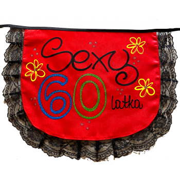 [Fk01-60] Fartuszek krótki SEXY 60 latka